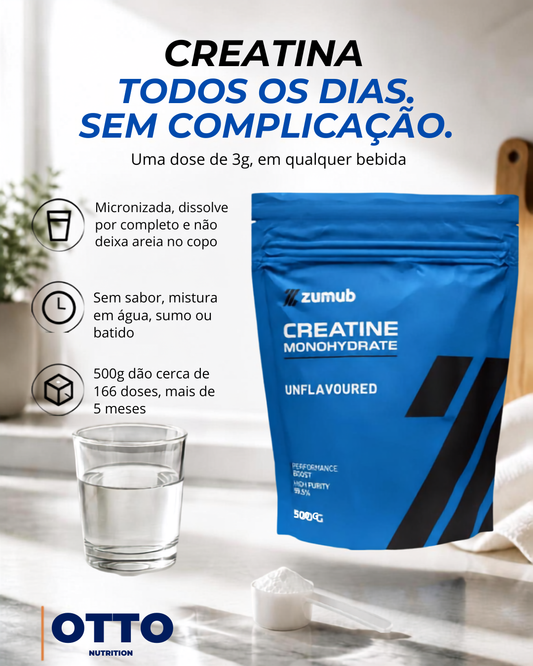 Creatina Monohidratada em Pó | Zumub