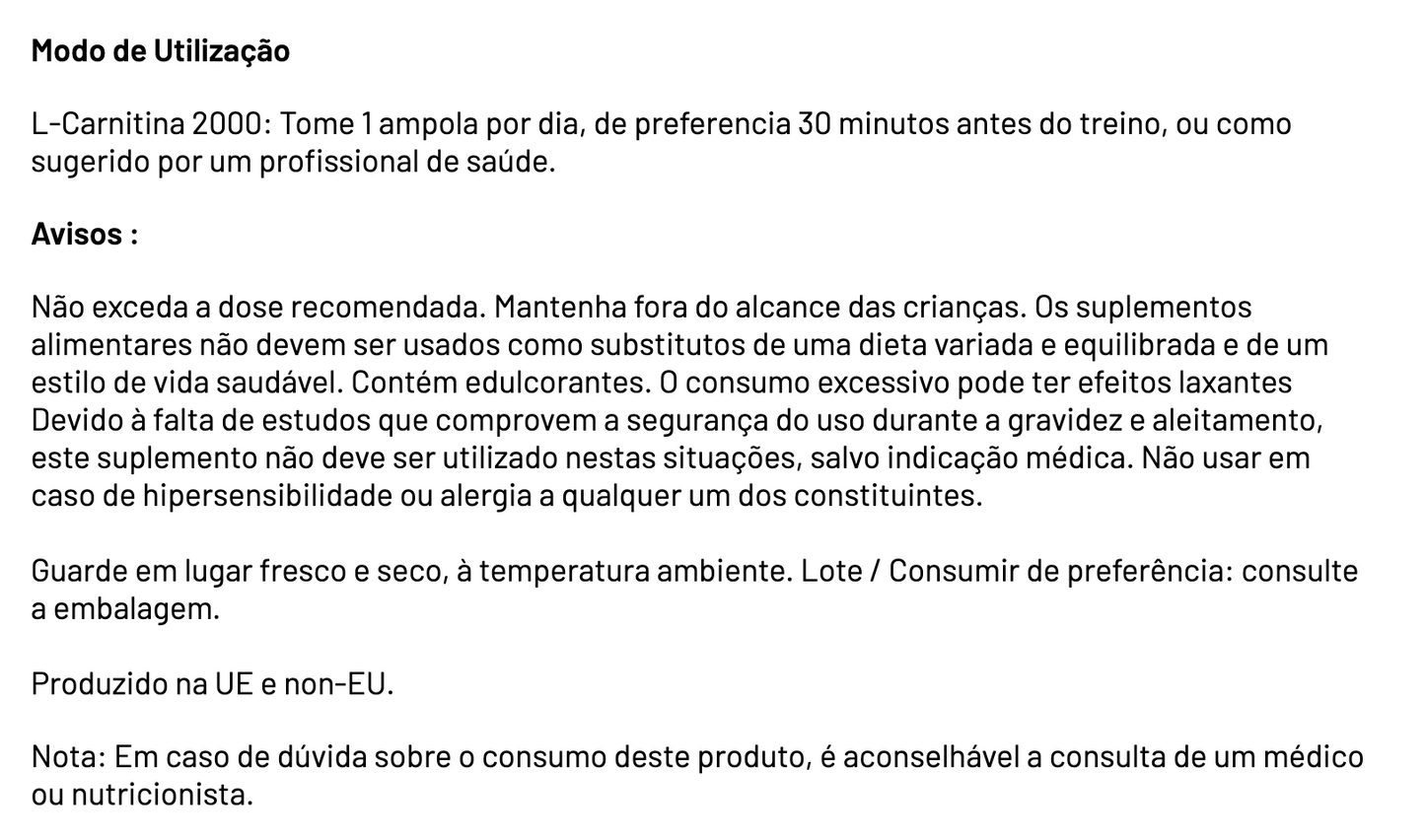 L-CARNITINA 2000 Zumub