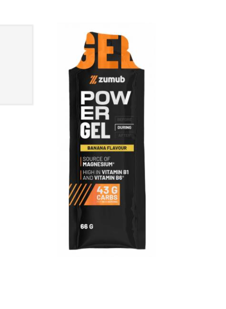 POWER GEL BANANA 43gr Carbs (ZUMUB)