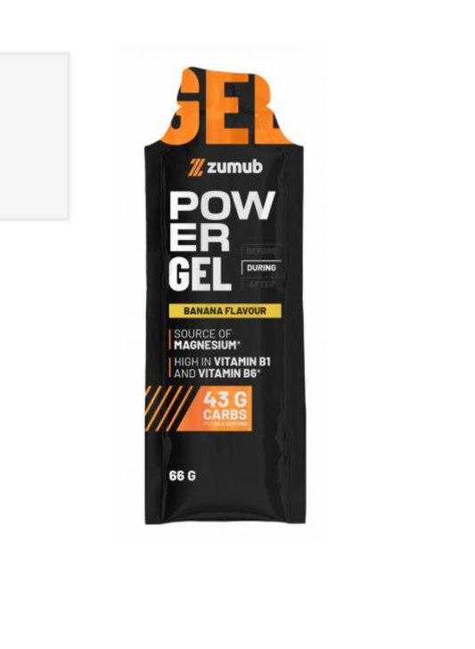 POWER GEL BANANA 43gr Carbs (ZUMUB)