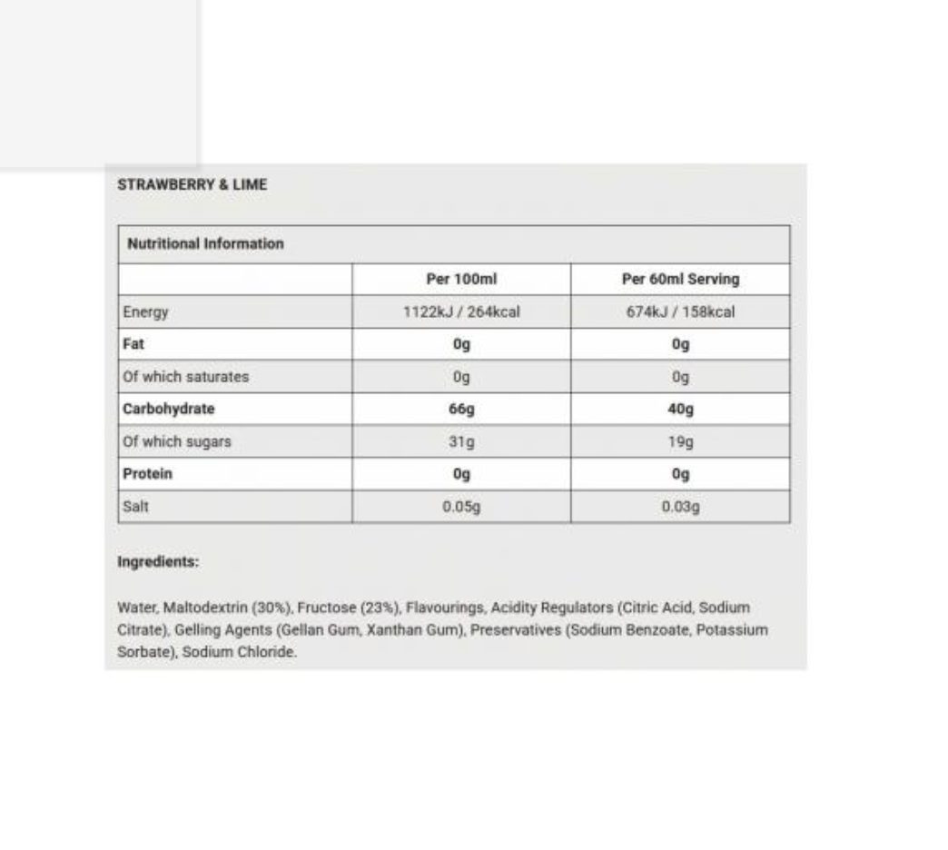 BETA FUEL Gel C/ 40g de Hidratos - Caixa c/ 6 Unidades