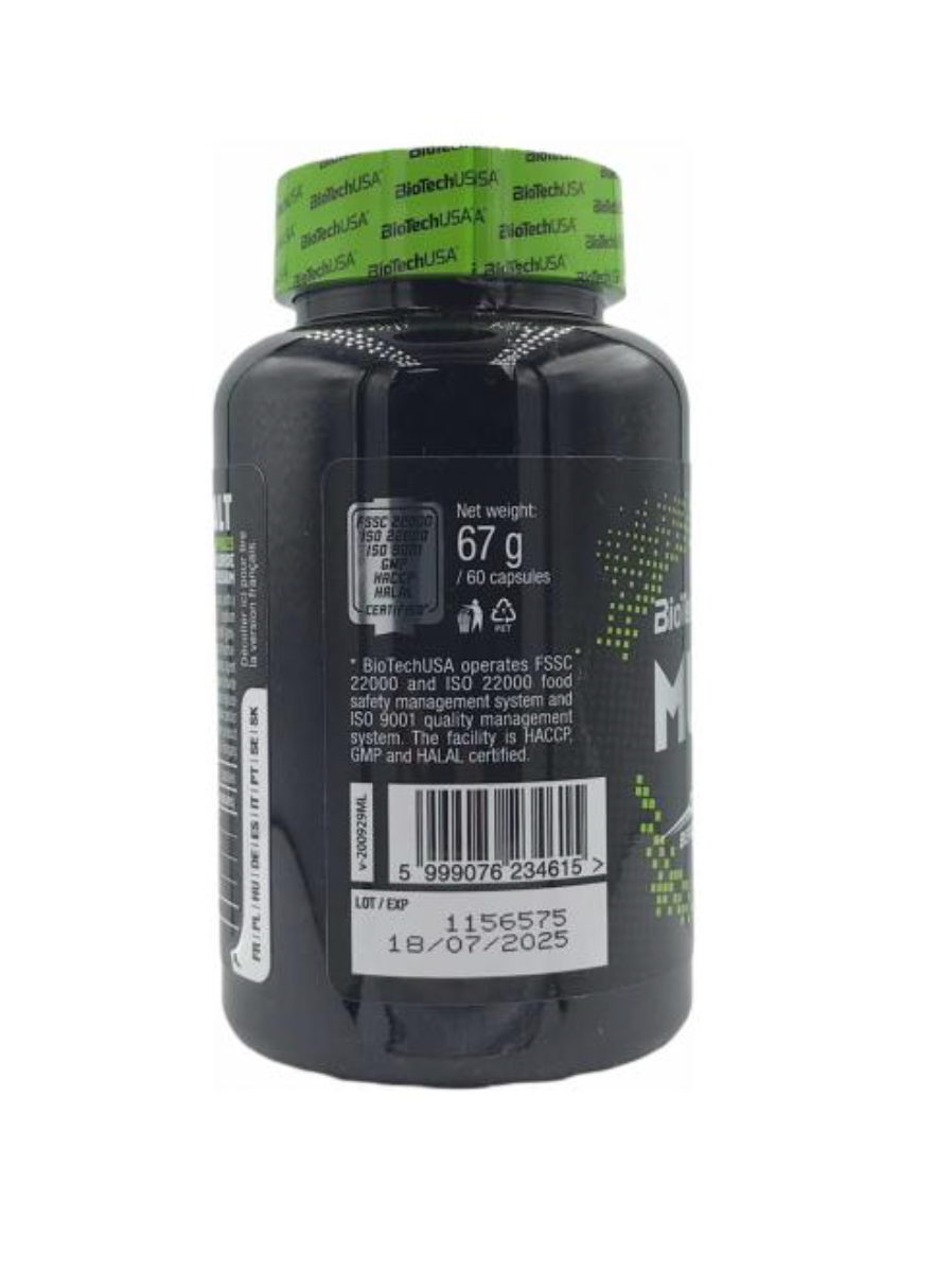 MULTISALT 60 CÁPSULAS Biotech USA