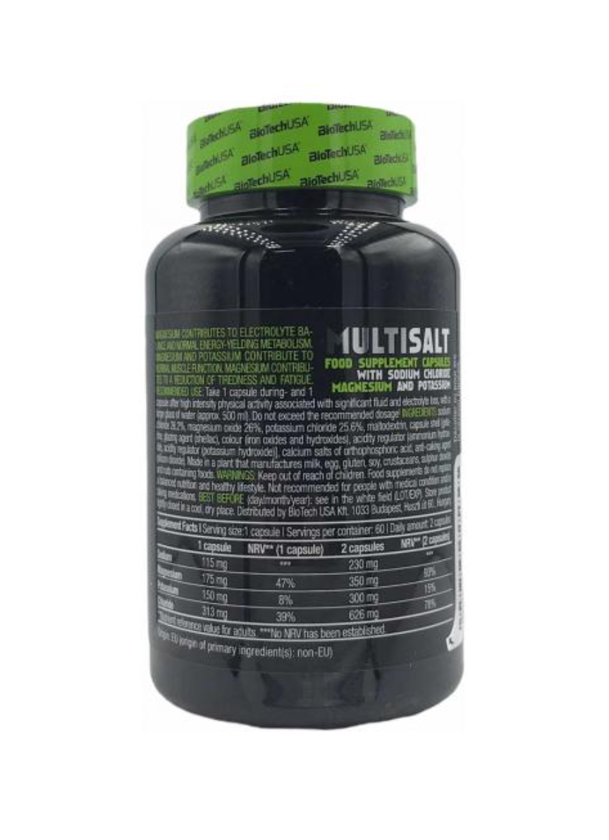 MULTISALT 60 CÁPSULAS Biotech USA