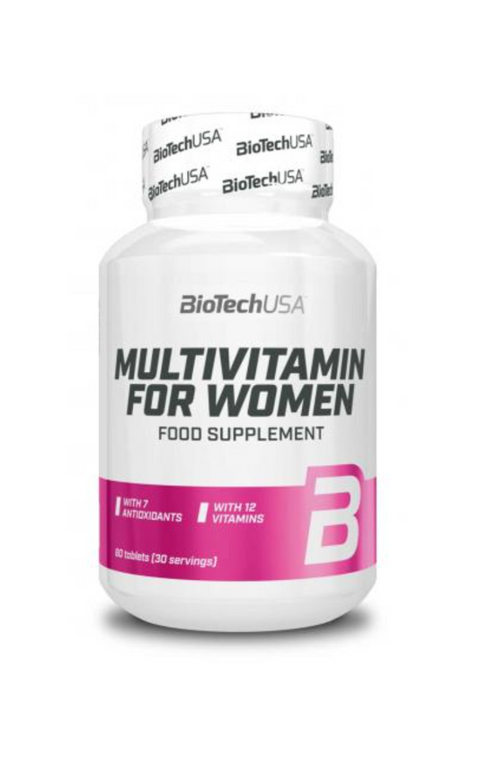 MULTIVITAMINAS PARA MULHER 60 COMPRIMIDOS Biotech USA